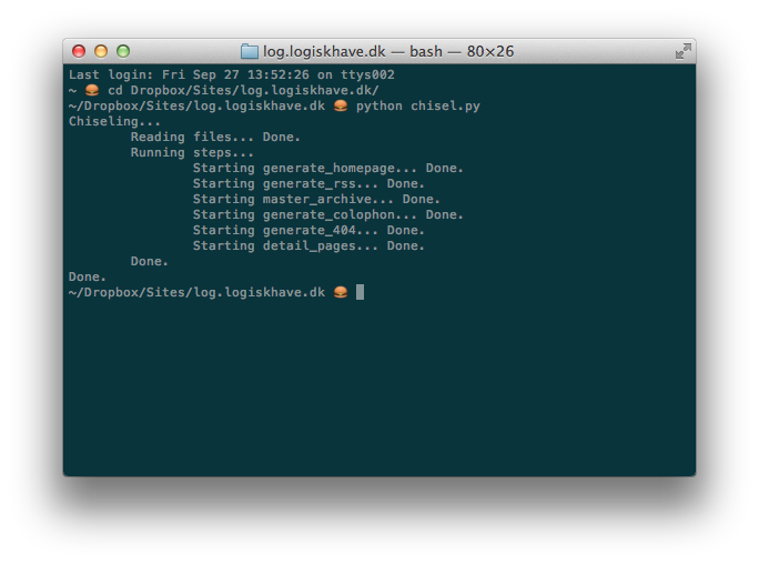 Screenshot af Terminal.app